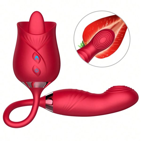 Buy Rose Licking Vibrator in USA